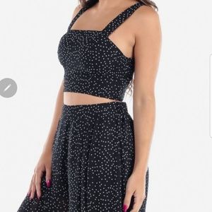 2 piece polka dot set